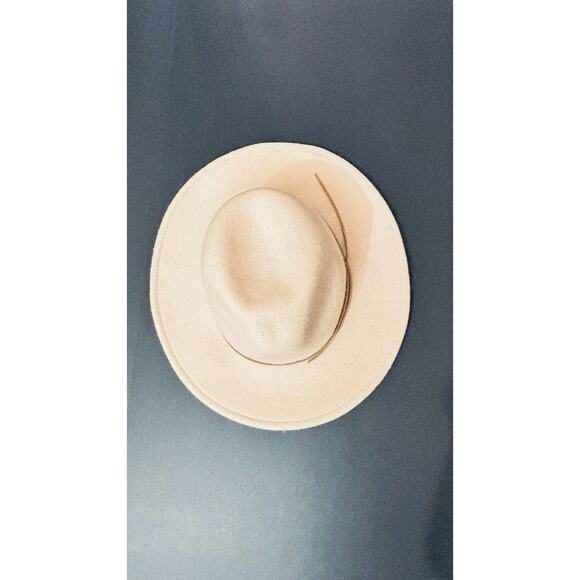 Abercrombie & Fitch Panama Wool Wide Wyeth Shea Hat Western resort Putty color main image 14